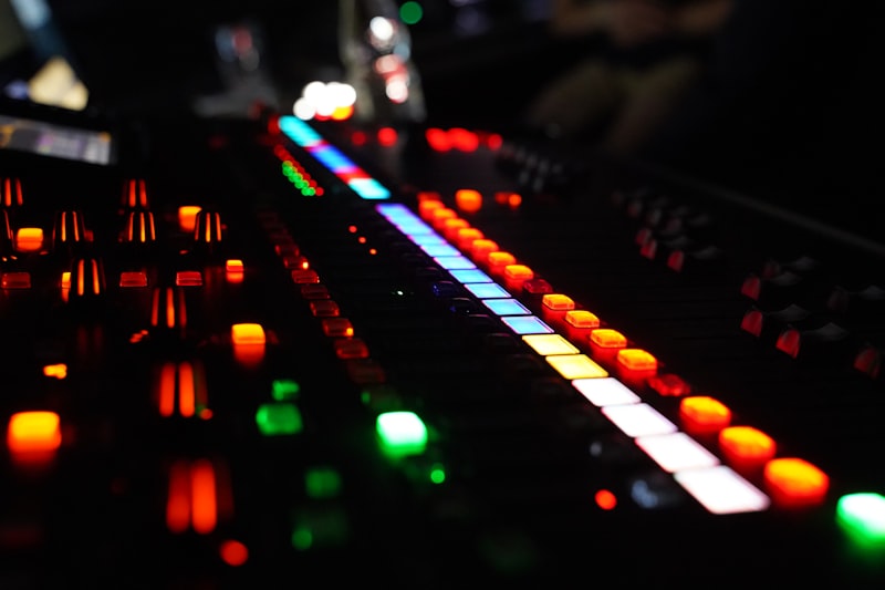 Console de mixage audio